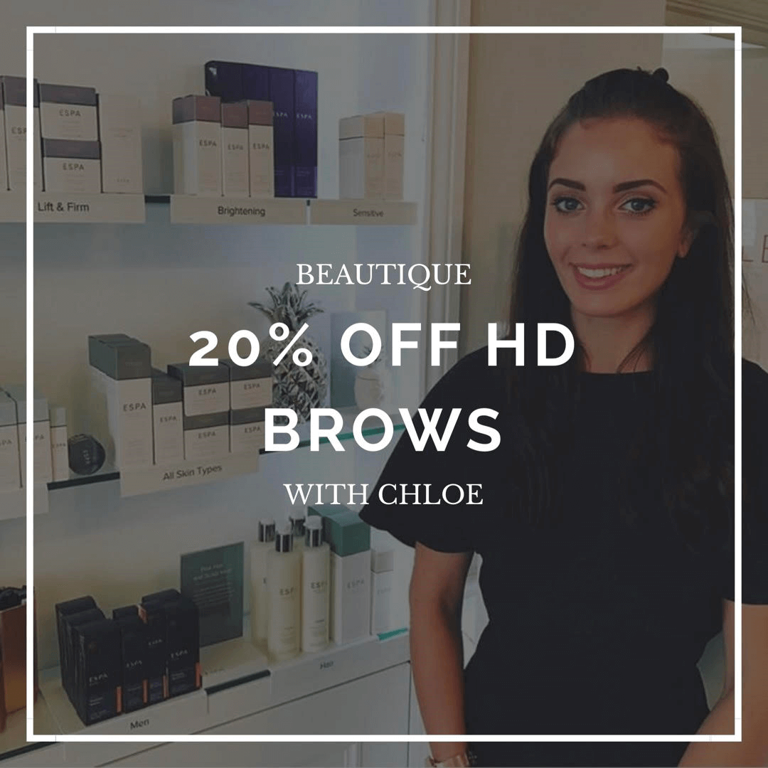 20% OFF HD BROWS