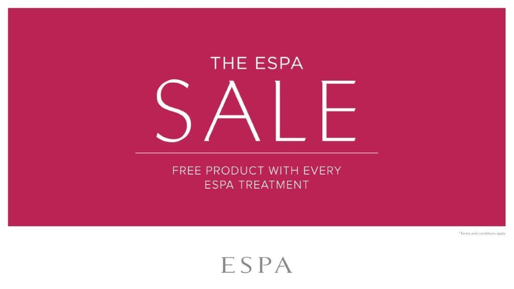 FREE ESPA PRODUCT!